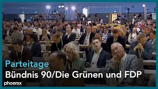 Parteitage Bündnis 90/Die Grünen und FDP