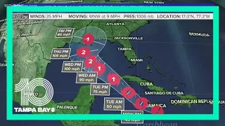 Tracking the Tropics: Tropical Depression 26 forms in the Caribbean