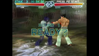 TEKKEN 4 JIN VS KAZUYA (PS2 PRO) [TAS]