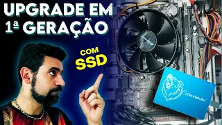 PC DE PRIMEIRA GERAÇÃO I5 650 LGA H55 DDR3 - VALE UM UPGRADE DE SSD ???