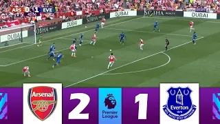 Arsenal vs. Everton [2-1] | English Premier League 2023/24 | Match Highlights!
