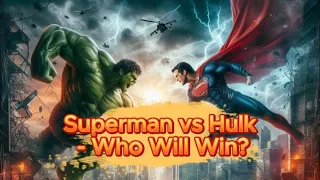 Superman vs Hulk - Who Will Win? The Greatest Superhero Duel of All Time!