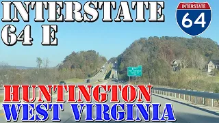 I-64 East - Huntington - West Virginia - 4K Highway Drive