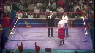 Hulk Hogan Vs. Roddy Piper WWF Heavyweight Championship.