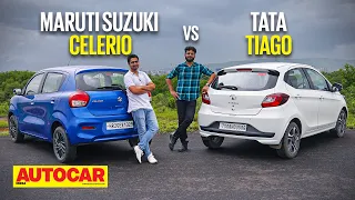 2022 Maruti Celerio vs Tata Tiago - Which is the better hatchback? | Comparison | Autocar India