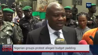 Nigerian groups protest alleged budget padding