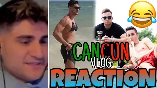 Reaction auf den CANCUN VLOG!😂🇲🇽 Eli’s Urlaub mit Benji & Bossio🍹 | ELIGELLA