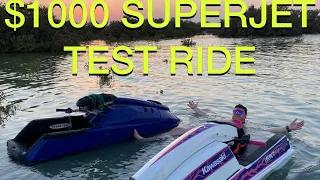 CHEAPEST SUPERJET | Part 2 |  Test Ride | JS550 & Superjet