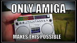 Only Amiga Song Played Through A Retro Style Ghetto Blaster Boombox By NSI International £8 From B&M