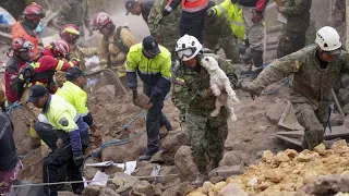 Mortal deslizamiento de tierra en Ecuador, al menos 7 muertos y 64 desaparecidos