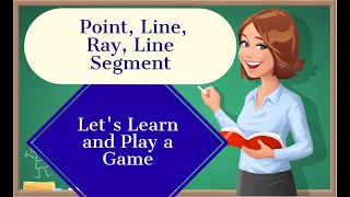 Point, Line, Ray, Line segment