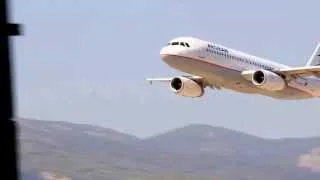 Aegean AirBus A320 Low Pass at Athens Flying Week 2013