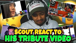 Scout reacts to fan made Tribute video ❤️ |  Gets Emotional 😭🥰