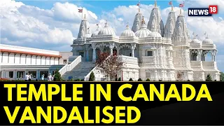Canada News | Temple In Canada Vandalised With Anti-India, Pro-Khalistan Posters | English News