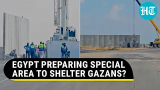 Egypt 'Setting Up' Area To Shelter Gazans? Videos Show 'Preps' Amid Fear Of Mass Exodus From Rafah