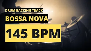 Bossa Nova Backing Track | Drum Metronome | 145 BPM