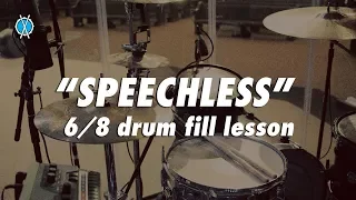 Speechless 6/8 Gospel Drum Fill Lesson