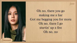 JISOO Liar Lyrics (Original by Camila Cabello) | 1 Hours Lyrics