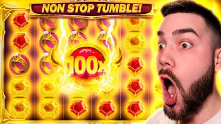 GATES OF OLYMPUS 1000 WOULDN'T STOP PAYING!!! (INSANE TUMBLES)