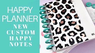 NEW HAPPY PLANNER CUSTOM HAPPY NOTES | Wild Styled | Happy Planner Unboxing & Setup