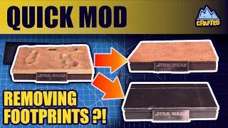 Removing Foot Prints from HOT TOYS Sand Bases - "How-to"  | CRAFTED Episode 21