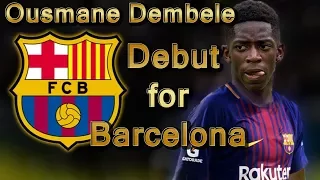 Ousmane Dembele vs Espanyol Dribbling Skills Assists Goals 2017-2018 (HD) | Cris Tv