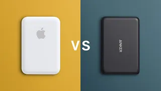 Apple Magsafe Battery Pack vs Anker Magnetic Wireless 5K