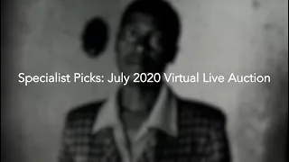 Specialist Picks: July 2020 Virtual Live Auction