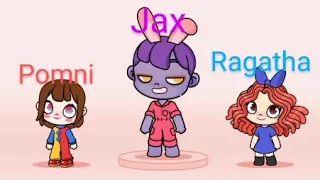 Haciendo a Pomni, Ragatha y Jax en Avatar World-PomniBlox