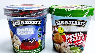Neu! VEGAN VS Dairy: Ben & Jerrys NETFLIX & CHILLL’D EIS TEST