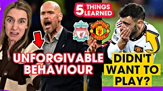 Ten Hag Angry With Bruno? Man Utd Players Quit😡 | 7-0 Aftermath & 5 Things We Learned vs Liverpool