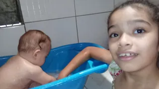 banho do bebê