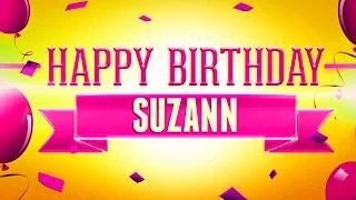 Happy Birthday Suzann