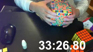 11x11x11 Rubik's Cube Solving (55m:19.47s)