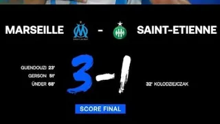 OLYMPIQUE DE MARSEILLE  3 - 1  SAINT ETIENNE