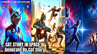 Cat Story in Space Cat Live 🤯😻 Generate By Ai Story Cats👍#catvideos #catstory #ai #spacecat