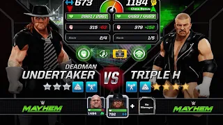 Deadman Undertaker vs Triple H: Epic Battle in WWE Mayhem #gaming #games