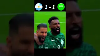 Argentina Vs Saudi Arabia 2022 FIFA World Cup Highlights #shorts #football