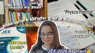 Woke up at 6 AM after a lot of Procrastination 📚|CBSE 11th Grader ✨| Study Vlog 📓 #study#youtube