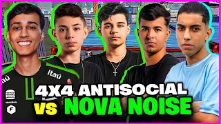 4X4 APOSTADO! NOVA NOISE vs ANTI SOCIAL! BAK E THURZIN, FUBUKI LEVOU OS 4! GREGHI FEZ JOGADA SURREAL