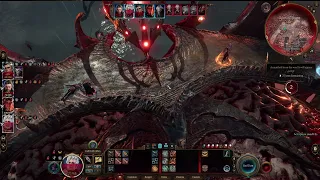 Honour mode Netherbrain fight on my no long rest build