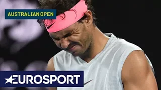 Rafael Nadal v Marin Cilic Highlights | Australian Open 2018 Quarter Finals | Eurosport