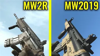 Call of Duty MW2 Remastered vs MW 2019 - Weapons Comparison