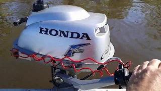 Review of Honda 2 hp outboard engine
