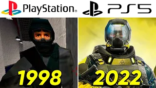 Evolution of TOM CLANCY'S RAINBOW SIX PlayStation Games (1998-2022)