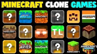 Playing Most Downloaded Minecraft Clone Games Ever !....