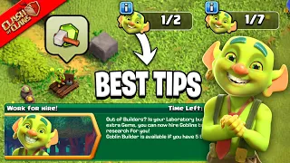 Goblin Builder is Back - BEST Way to Use 7th Builder Work For Hire Event in Clash of Clans