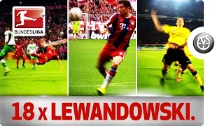 Robert Lewandowski vs. 18 Clubs