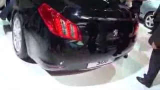 Peugeot 508 first look review Paris Motor Show 2010.flv