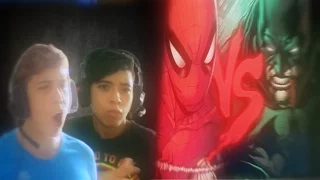 React #99 - Homem-Aranha VS. Batman | Duelo de Titãs Part. Tauz [7 Minutoz]